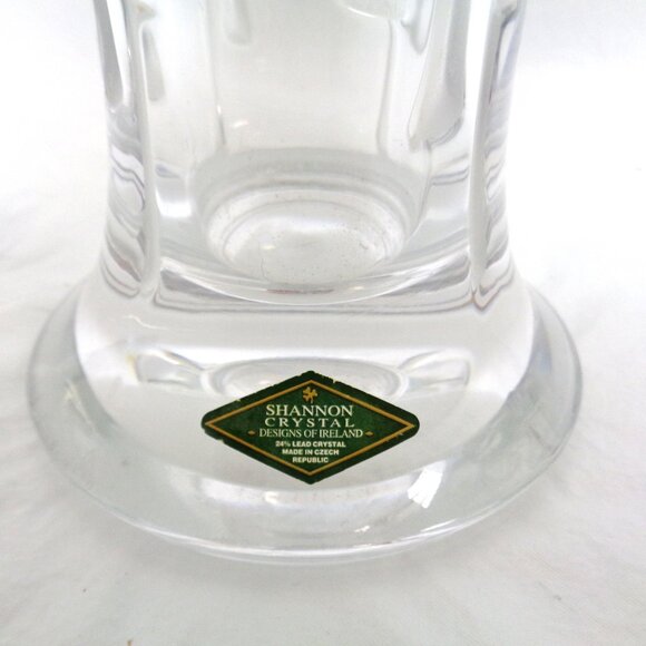 Shannon Ireland Accents Crystal Rose Vase made in Czech Republic - Picture 3 of 6